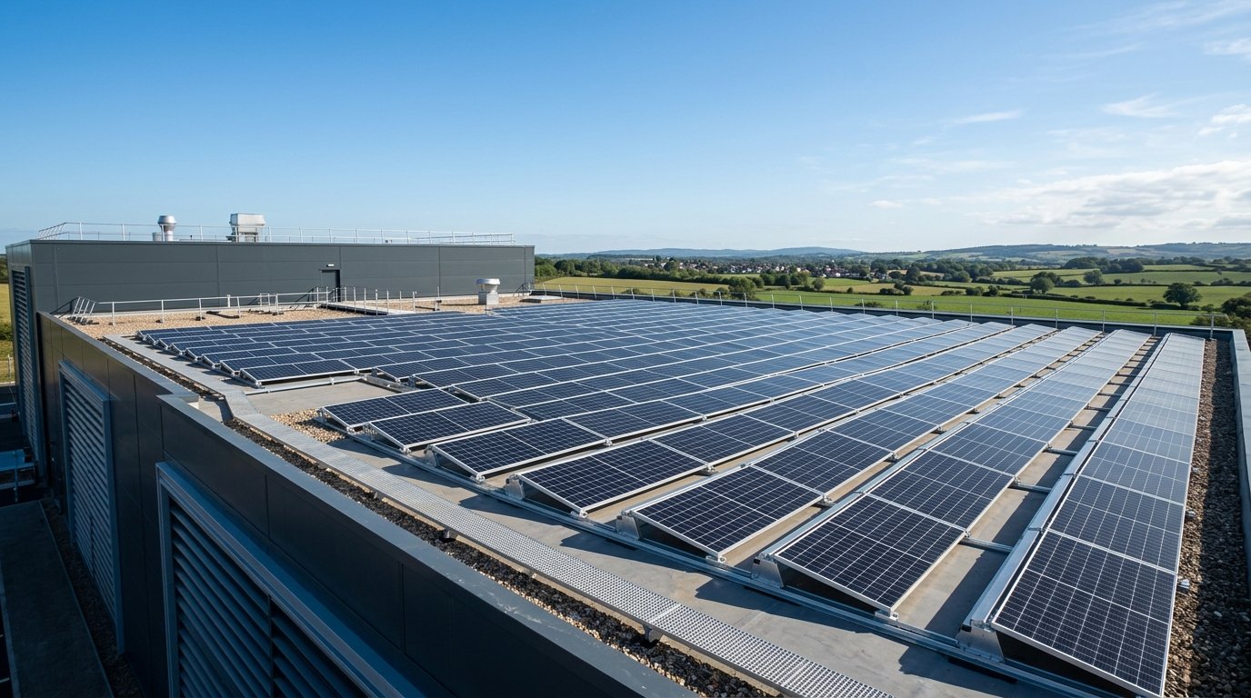 Modern residential solar home